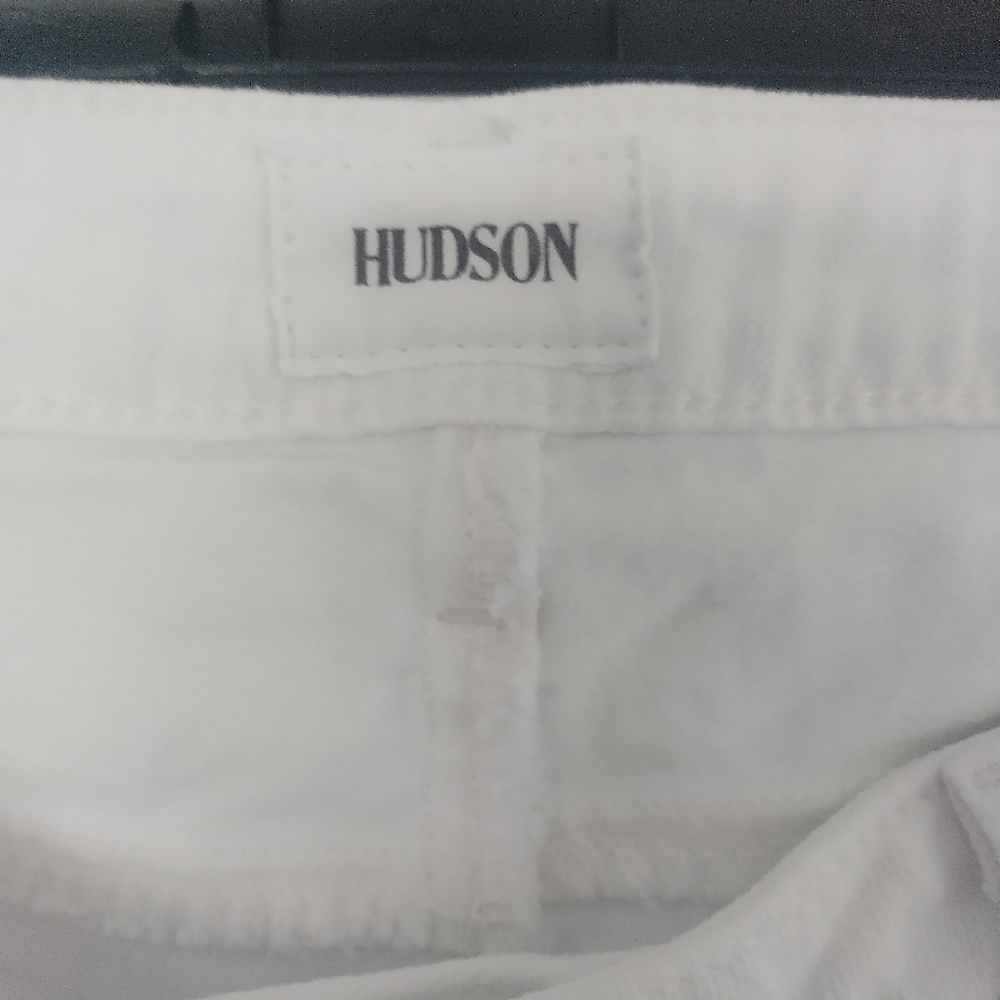 HUDSON Bacara Crop Cuffed Jean White size 31 - Picture 6 of 7